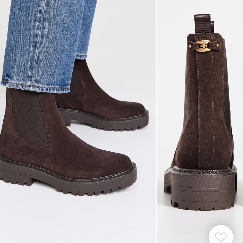 Sam Edelman Brown Suede Chelsea Boots